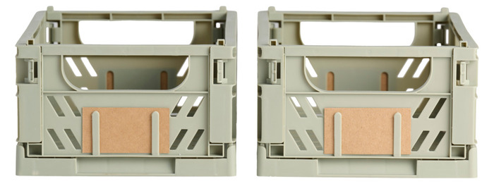 Foldekasse grøn 3,3 liter 2-pk. - DAY